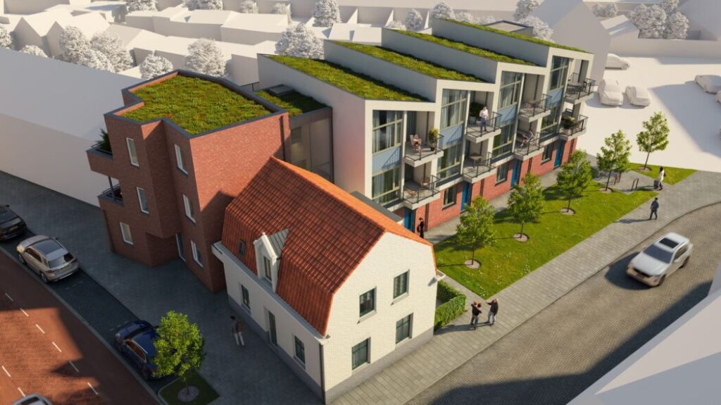 Eindhoven - Nieuwbouw 15 appartementen en 1 woonhuis