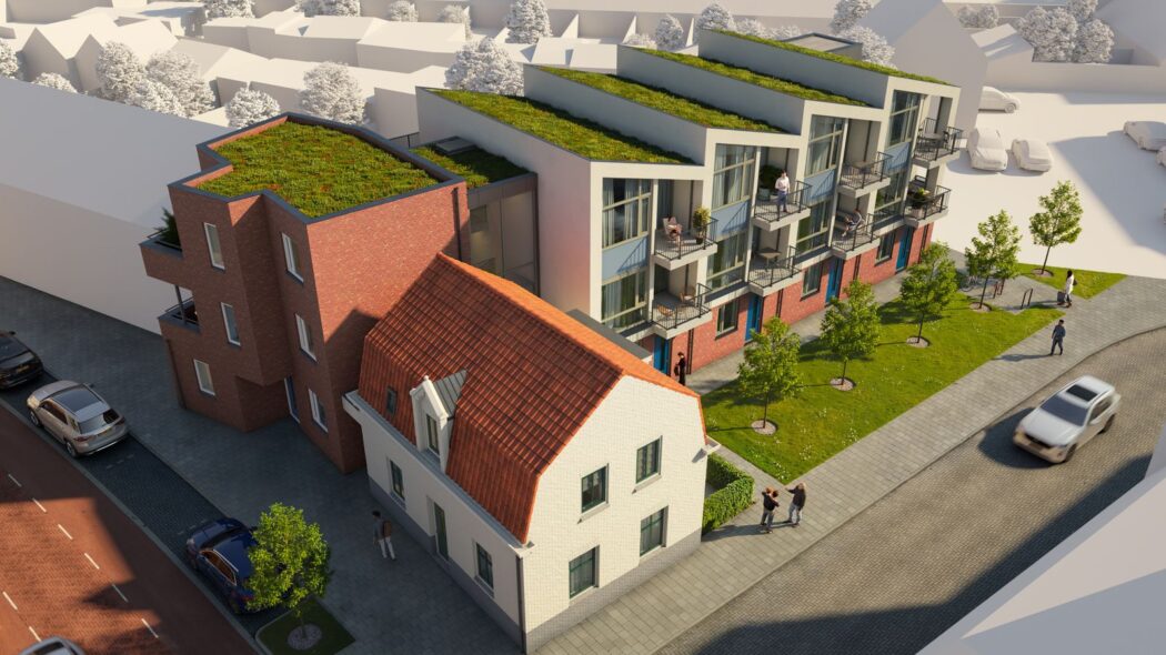 Eindhoven - Nieuwbouw 15 appartementen en 1 woonhuis